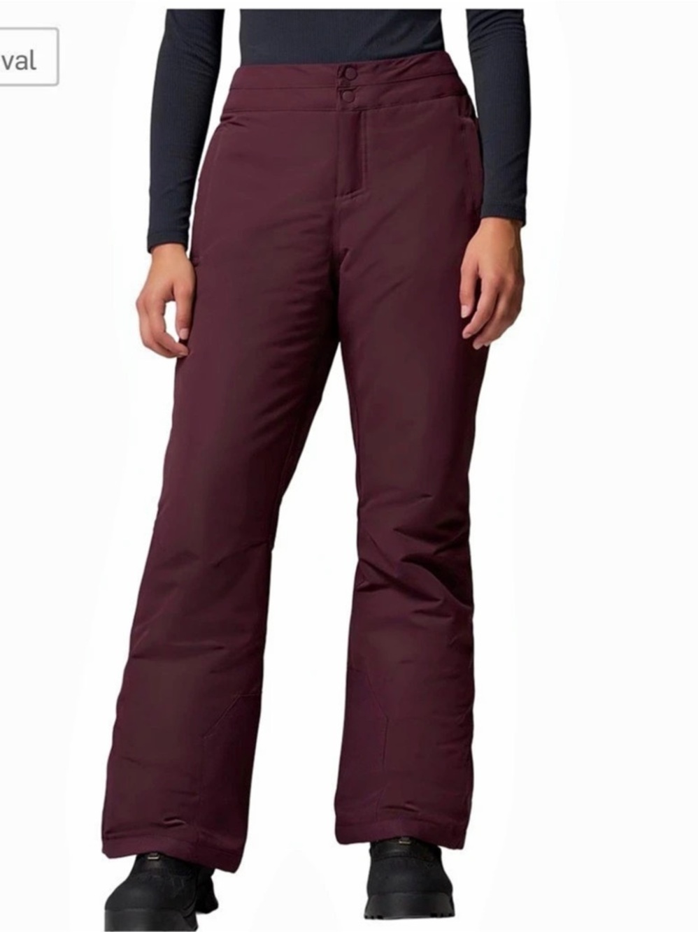 Columbia Bugaboo Omni-Heat Insulated Pant Insulated Ski Pants in Purple XL